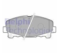 Brake pads Low-Metallic LP2166 DELPHI for HONDA ACCORD VIII ACCORD VIII Estate