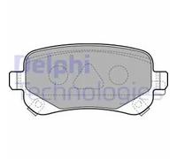 Brake pads Low-Metallic LP2174 DELPHI for DODGE FIAT CHRYSLER