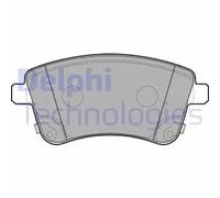 Brake pads Low-Metallic LP2203 DELPHI for KIA VENGA