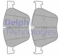 Delphi Brake Pads Front With Anti-Squeak Plate Fits BMW 5 Series 7 Series X5 X6