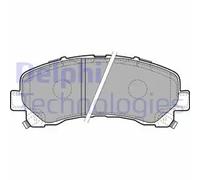 Brake pads Low-Metallic LP2229 DELPHI for ISUZU RODEO I D-MAX I Platform/Chassis