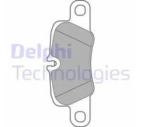 Brake pads Low-Metallic LP2237 DELPHI for PORSCHE PANAMERA 911 911 Convertible
