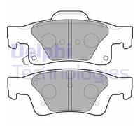 Brake pads Low-Metallic LP2251 DELPHI for JEEP GRAND CHEROKEE IV