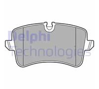 Brake pads Low-Metallic LP2446 DELPHI for AUDI PORSCHE