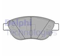 Brake pads Low-Metallic LP2476 DELPHI for FIAT 500L