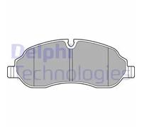 Brake pads Low-Metallic LP3136 DELPHI for FORD TRANSIT CUSTOM V362 Bus