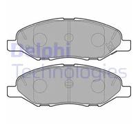 Brake pads Low-Metallic LP3169 DELPHI for NISSAN MICRA II NOTE MICRA III