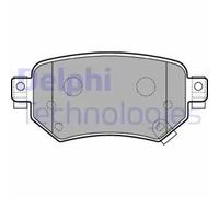 Rear Disc Brake Brake Pad Set Delphi LP3234 Fits Mazda 6 Braking System