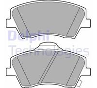 Brake pads Low-Metallic LP3264 DELPHI for HYUNDAI KIA