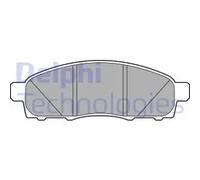 Brake pads Low-Metallic LP3285 DELPHI for NISSAN NV200 / EVALIA Bus NV200 Van