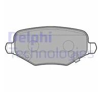 Brake pads Low-Metallic LP3296 DELPHI for VW CHRYSLER DODGE