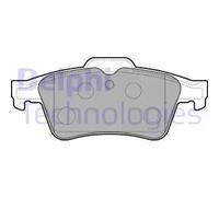 Rear Disc Brake Brake Pad Set Delphi LP3303 Fits Peugeot 508 SW 508