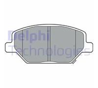 Brake pads Low-Metallic LP3371 DELPHI for OPEL INSIGNIA B Grand Sport