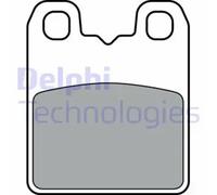 Brake pads Low-Metallic LP3382 DELPHI for MASERATI ALFA ROMEO CHEVROLET