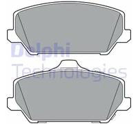 Delphi LP3403 Brake Pads Set Front With Anti-Squeak Plate Fits Hyundai i30 Kona