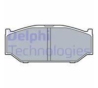 Brake pads Low-Metallic LP3544 DELPHI for SUZUKI SWIFT III
