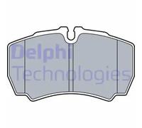 Delphi LP3573 Brake Pads Set Rear With Anti-Squeak Plate Fits Iveco Daily
