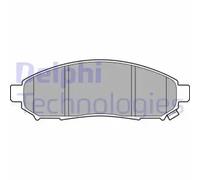 Brake pads Low-Metallic LP3578 DELPHI for NISSAN LEAF NAVARA NP300 NV200 Van