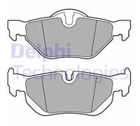 Brake pads Low-Metallic LP3618 DELPHI for BMW 3 Touring 3 X1 1 Coupe 3 Coupe 1