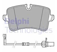 Brake pads Low-Metallic LP3625 DELPHI for AUDI A8 D4