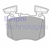 Delphi LP3642 Brake Pads Set Front With Anti-Squeak Plate Fits Mercedes-Benz GLC