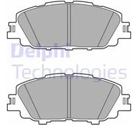 Delphi Brake Pads Set Front Without Anti-Squeak Plate Fits Toyota Prius PHV