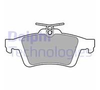 Delphi Brake Pads Set Rear With Anti-Squeak Plate Fits Ford Transit Connect