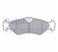 Brake pads Low-Metallic LP3664 DELPHI for MERCEDES-BENZ VW