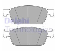 Brake pads Low-Metallic LP3672 DELPHI for FORD TRANSIT CONNECT MPV