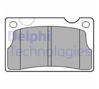 Brake pads Low-Metallic LP39 DELPHI for VOLVO 140 240 260 240 Kombi 140 Estate