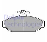 Brake pads Low-Metallic LP437 DELPHI for VOLVO 740 760 740 Kombi 760 Kombi 940