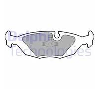 Brake pads Low-Metallic LP442 DELPHI for BMW ALPINA