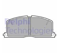 Brake pads Low-Metallic LP460 DELPHI for TOYOTA STARLET COROLLA Liftback COROLLA