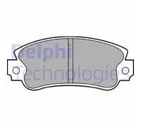 Disc Brake Brake Pad Set Delphi LP509 Fits Autobianchi Fiat Seat Y10 Uno Fura