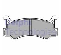Brake pads Low-Metallic LP521 DELPHI for MAZDA DAIHATSU