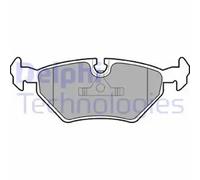 Brake pads Low-Metallic LP555 DELPHI for BMW WIESMANN