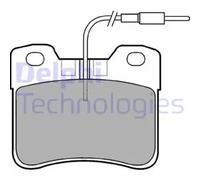 Brake pads Low-Metallic LP563 DELPHI for CITROËN PEUGEOT