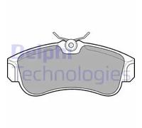 Brake pads Low-Metallic LP616 DELPHI for NISSAN PRIMERA PRIMERA Hatchback