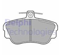 Brake pads Low-Metallic LP639 DELPHI for VOLVO 480 440 460