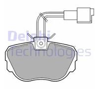 Brake Pad Set, disc brake DELPHI LP647 for BMW 3 (E30) 2 1982-1991