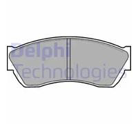 Brake pads Low-Metallic LP676 DELPHI for HONDA SUZUKI SUBARU TATA