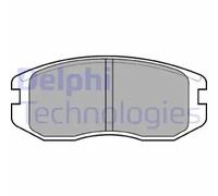Brake pads Low-Metallic LP736 DELPHI for MITSUBISHI PROTON DAIHATSU