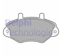 DELPHI LP767 Brake pad set