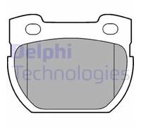 Delphi LP777 Brake Pads Set Rear With Anti-Squeak Plate Fits Land Rover Defender