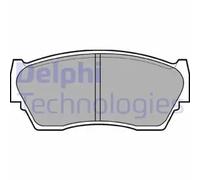 Brake pads Low-Metallic LP783 DELPHI for NISSAN SUNNY III SUNNY III Liftback