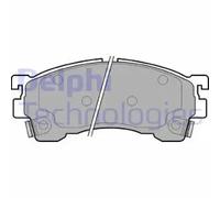 Brake pads Low-Metallic LP801 DELPHI for MAZDA FORD USA
