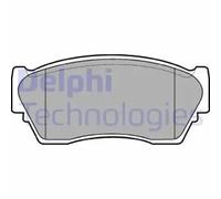 Brake pads Low-Metallic LP804 DELPHI for NISSAN SUNNY III SUNNY III Liftback