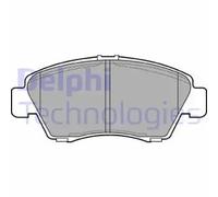 Brake pads Low-Metallic LP809 DELPHI for HONDA CIVIC del Sol Mk III