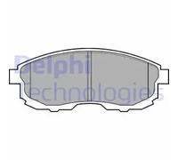 Brake pads Low-Metallic LP812 DELPHI for NISSAN INFINITI