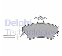 BRAKE PAD SET DISC BRAKE LP822 FOR RENAULT ESPACE/II/Mk J8S772/612/610 2.1L 4cyl